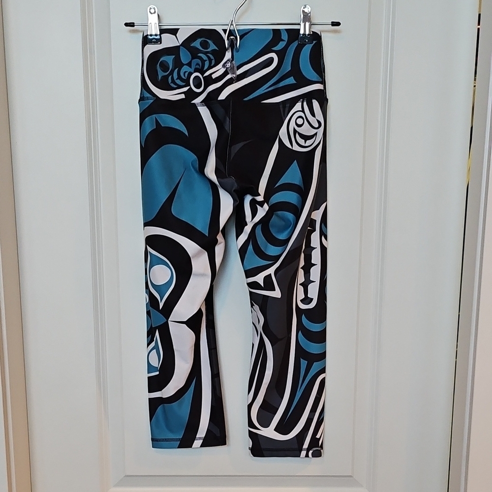 Abstract Patterned Leggings - Picture 2 of 6